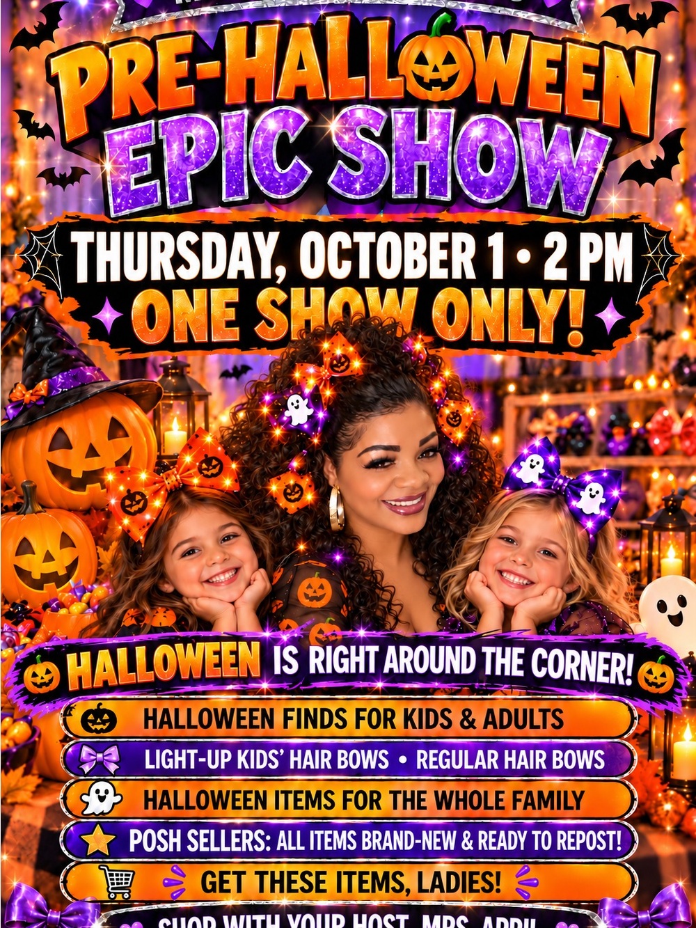 MRS.APRIL PRE EPIC HALLOWEEN SELLER SHOW!